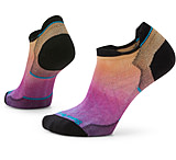 Smartwool Run Zero Cushion Ombre Print Low Ankle Socks - Women's, 823 Tandoori Orange, Large, SW001670823L