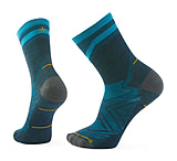 Image of Smartwool Run Zero Cushion Pattern Mid Crew Socks - Men's