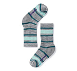 Image of Smartwool Hike Light Striped Crew Socks - Kid's