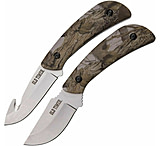Image of Smith &amp; Wesson Snowblind Camo Fixed Blade Hunting Knife Combo Set 2 Piece