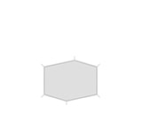 Image of Snow Peak Land Breeze Pro. 1 Ground Sheet Footprint