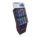 Image of Sony Alkaline Battery Display w/ AA, AAA, C, D and 9V Batteries