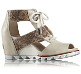 Image of Sorel Joanie Lace Snake Print Suede Sandal - Women's