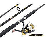 Image of South Bend Black Beauty2 8ft. 2 Pc MH Spinning Fishing Rod and Reel Combo