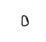 Image of Sterling Falcon Screwlock Sm Pear Carabiner Black