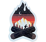 Image of Sticker Art Campfire Stiker