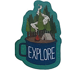 Image of Sticker Art Camp Cup Explore Sticker