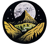 Image of Sticker Art Mountain And Moon Sticker