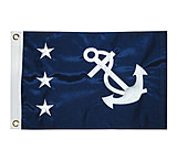 Image of Taylor Made 93082 Nylon Officer Flag 12in x 18in Past Commodore