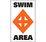 Image of Taylor Made 46185 Sur Mark Buoy Labels Swim Area
