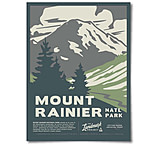 Image of The Landmark Project Mount Rainier National Park Poster
