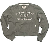 Image of The Landmark Project Out-of-Doors Club Forestry Crop Sweatshirt - Women's