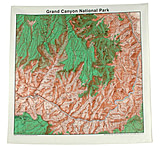 Image of The Printed Image Topographic Map Bandanas