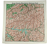 Image of The Printed Image Topographic Map Bandanas