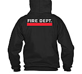 Image of Thin Blue Line Hoodie - Thin Red Line Flag - Fire Department