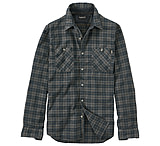 Image of Timberland Back River Flannel Small Plaid Long Sleeve Top - Men's