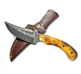 Image of Titan Damascus Knife Burnt Bone Handle TD-173