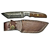Image of Titan Damascus Steel Tanto Knife, Micarta Handle, 8in