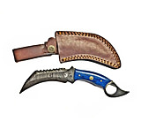 Image of Titan Damascus Steel Wicked Karambit Knife, 3.5in