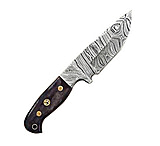 Image of Titan International Knives Damascus Custom Handmade Camel Bone Handle Steel Fixed Blade Hunting Knife
