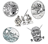 Image of Trxstle River Bum Sticker 5-Pack