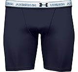 Image of Under Armour Men's HeatGear Compression Short - Midnight Navy Color 1201164-410