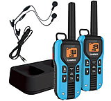 Image of Uniden 40-Mile GMRS/FRS Radio - 2 Radios, Micro USB, Charge Cradle, Splashproof, Headset