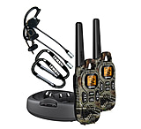 Image of Uniden Weather Resistant 37 Mile Range FRS/GMRS Radios w/VOX Headsets and Carabiners
