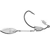 Image of VMC Heavy Duty Weighted Willow Swimbait Hook, 1/2oz, Adjustable Spinner Arm, Hi Carbon Steel