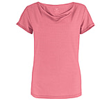 Image of White Sierra Pin Stripe Cowl Neck Tee - Women's
