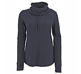 Image of White Sierra Sierra Ridge Stripe Pullover - Women's
