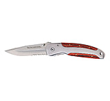 Image of Winchester 3in Wood Clip Serrated Folding Knife
