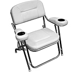 Image of Wise Folding Deck Chair w/ Dual Cup Holders
