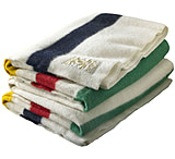 Image of Woolrich Hudsons Bay Multi Wool 4 Point Blanket