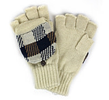Image of Woolrich Plaid Pop Over Mitts