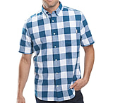 Image of Woolrich Seaport Oxford Yarn-Dye Short Sleeve - Mens