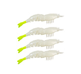 Image of Z-man EZ SHRIMPZ UNRIGGED3.5&quot;GLOW/CHART TAIL4PK EZSU-70PK4