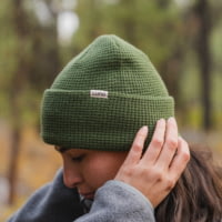 Luno Waffle Knit Camp Beanie 91E21298