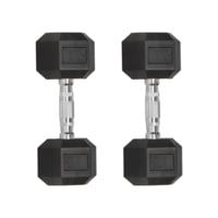 Flybird Fitness Rubber Hex Dumbbells