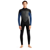 Body Glove Phoenix 4/3mm Men's Back-Zip Fullsuit - Blue 0D59D045