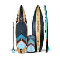 Aquapac 2023 Performer 11' Inflatable Paddle board - Wood/Hematite E7AE0867