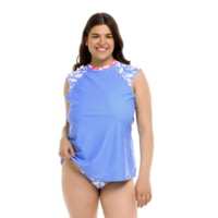 Body Glove Petals Exhale Rashguard - Periwinkle F7C5233C
