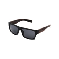 Body Glove Men's Reggie Rectangular Sunglasses - Black/Dark Brown D02B5F50