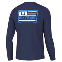 HUK Performance Fishing Huk Farm Pursuit Long Sleeve Shirt Naval Academy M 0781E044 - Men's