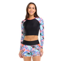 Body Glove Miami Let It Be Crop Rashguard - Sunset 3F89FBB2