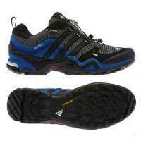 Adidas Terrex Fast X Shoe - Men's-10 US-Grey/Blk/Blue Beauty