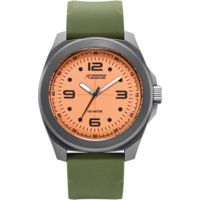 ARMITRON ADVENTURE Analog Watch With Silicon Strap And Orange Luminous Dial- 43mm