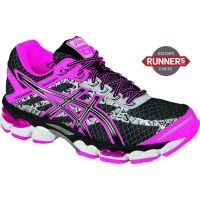 Asics Gel-Cumulus 15 Lite-Show Road Running Shoe - Women's-Black/Onyx/Flash Pink-9 US