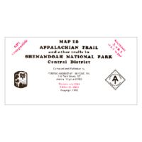 AP Trail Conservancy: Appalachian Trail Map: Shenandoah Central
