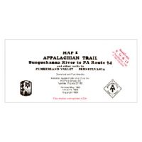AP Trail Conservancy: Appalachian Trail Pennsylvania Map: Cumberland Valley